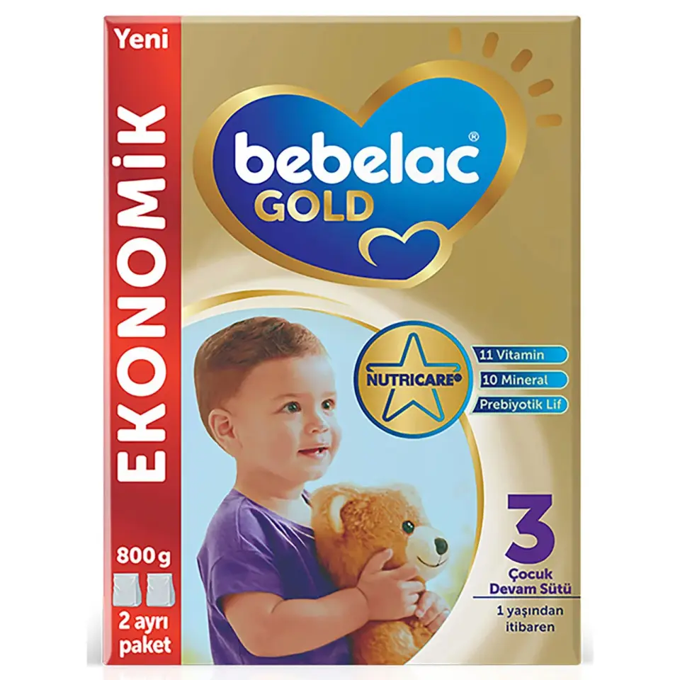 BEBELAC GOLD 3 Çocuk Devam Sütü 800 G