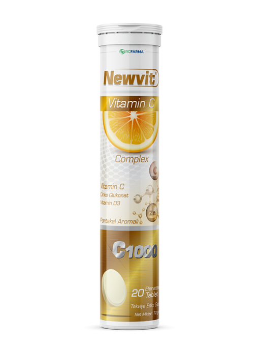 Newvit Vitamin C Complex Efervesan 20 Tablet