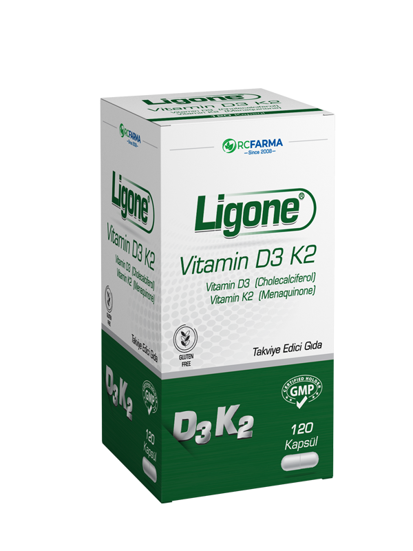 Ligone Vitamin D3 K2 120 Kapsül