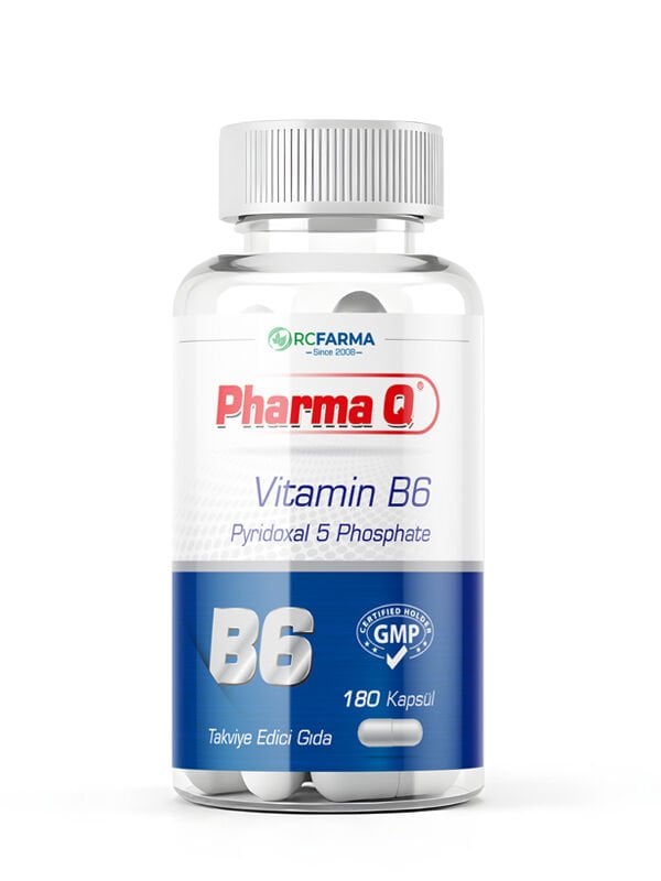 Pharma Q Vitamin B6 (P-5-P) 180 Kapsül