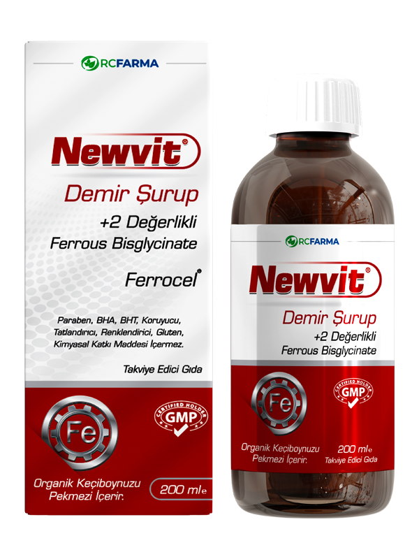 Newvit Demir Şurup 200 ml